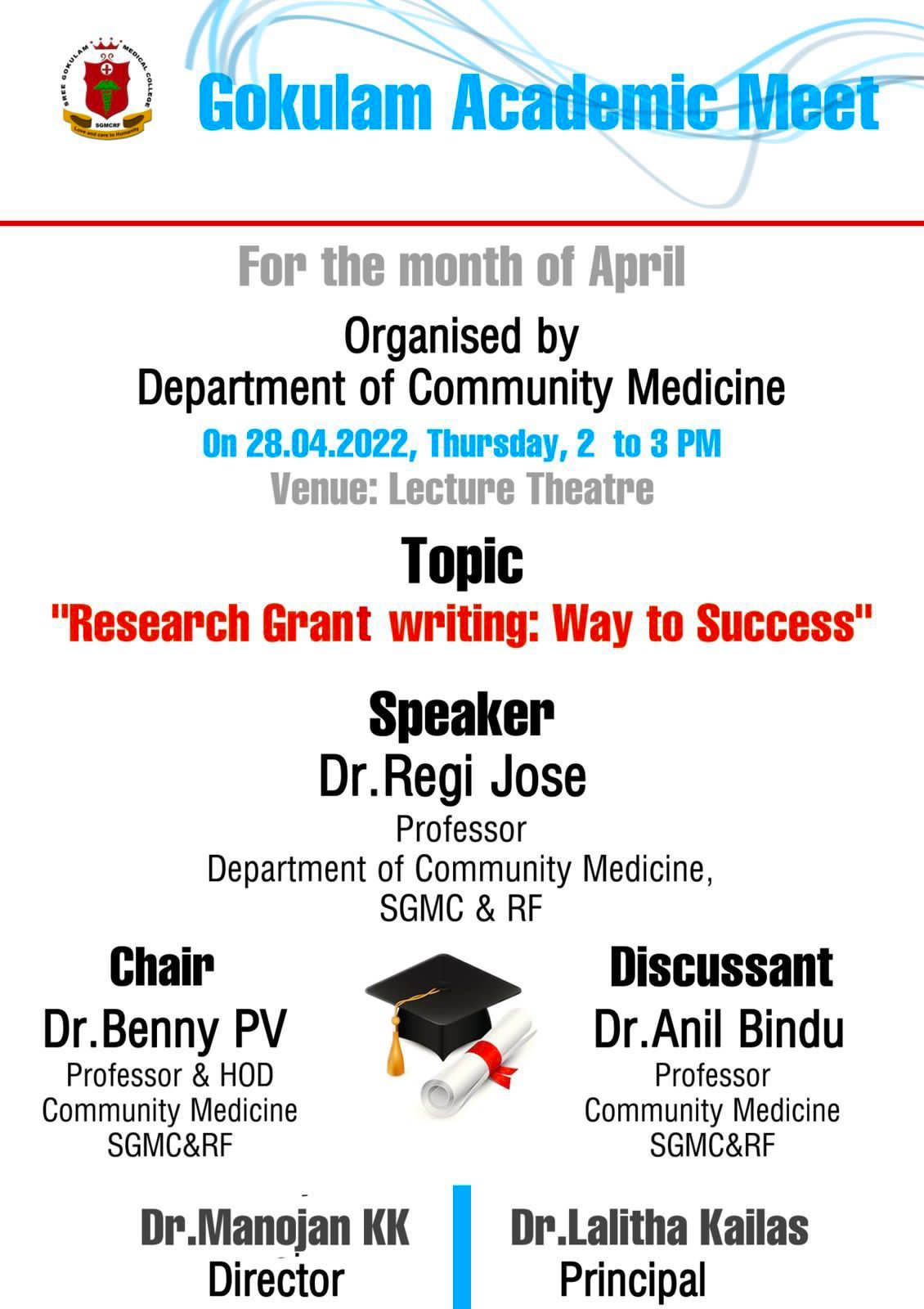 Gokulam Academic Meet - April, 2022