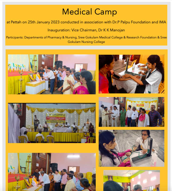 Medical Camp at Pettah on 25th Jan 2023