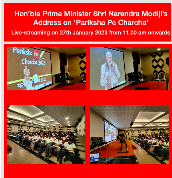 Hon’ble Prime Minister Shri Narendra Modiji’s Address on ‘Pariksha Pe Charcha’