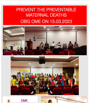 Prevent the Preventable Maternal Deaths OBG CME ON 15.03.2023