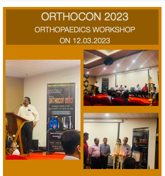 ORTHOCON 2023 ORTHOPAEDICS WORKSHOP ON 12.03.2023