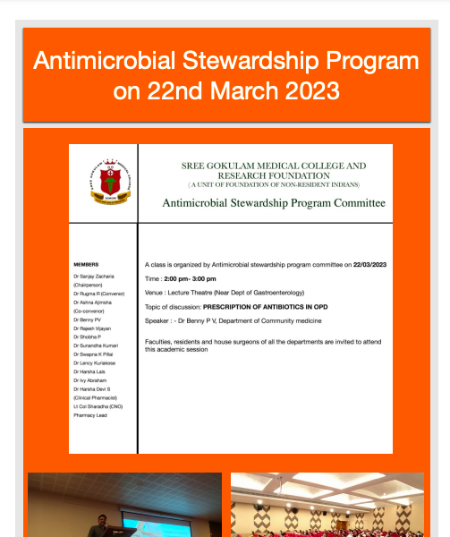 Antimicrobial Stewardship Program on 22nd March 2023