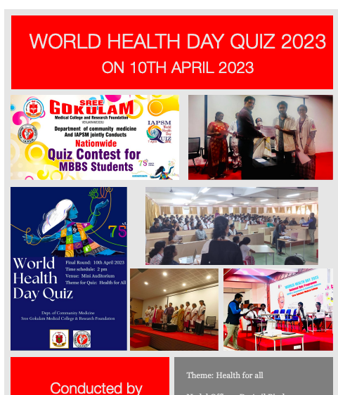 World Health Day Quiz on 10th April 2023
