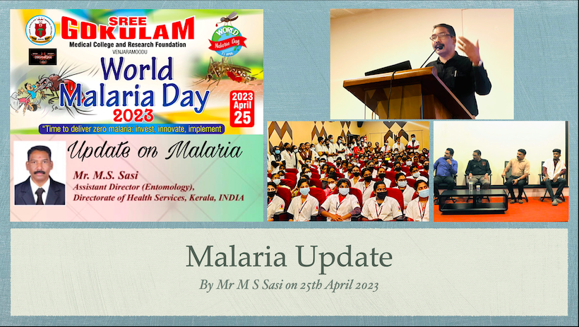 World Malaria Day on 25.04.2023