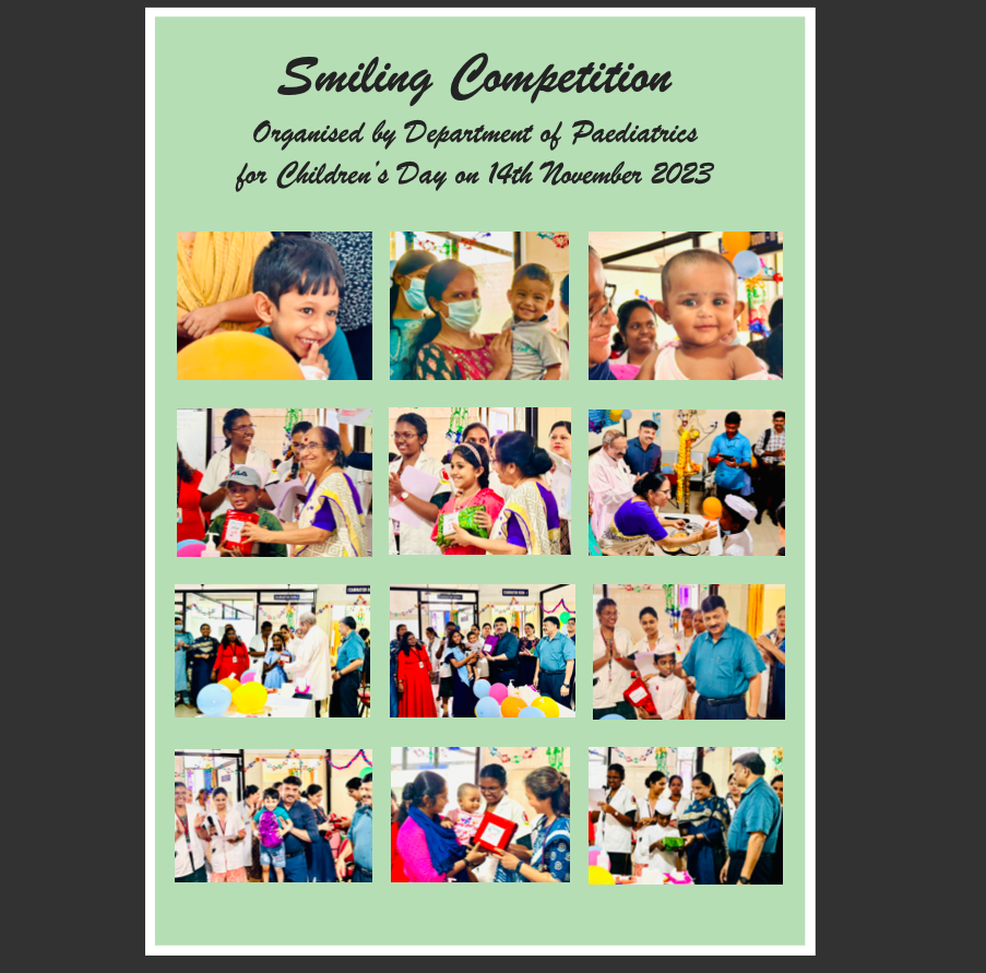 Smiling Competition for Children’s Day on 14th November 2023