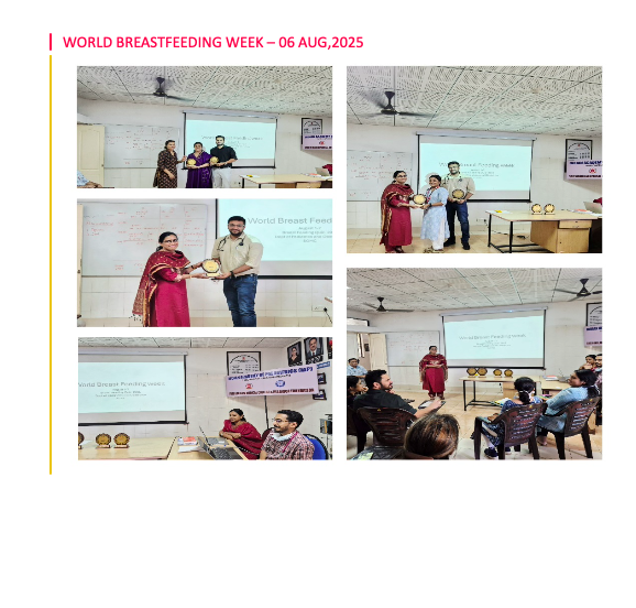 WORLD BREASTFEEDING WEEK – 06 AUG,2025